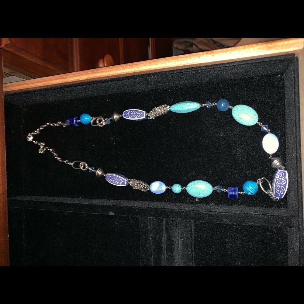 Premier Jewelry blue/turquoise necklace